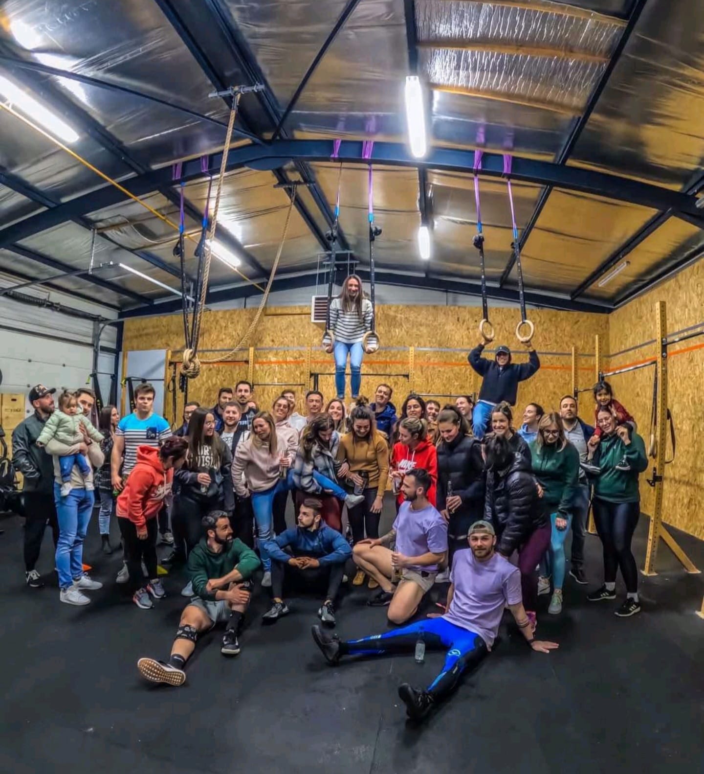 Communauté de la box CrossFit Chistera réunie pour un événement