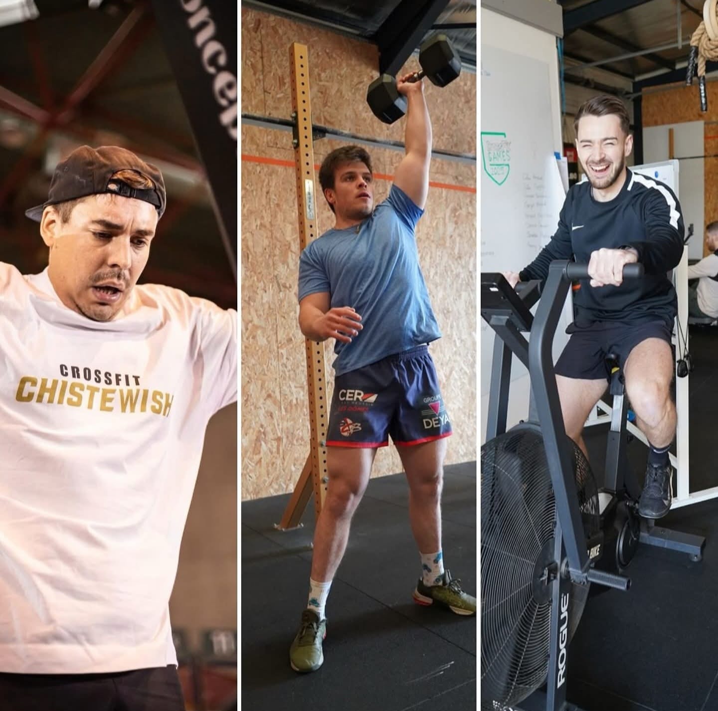 Athlètes CrossFit Chistera : haltère, snatch et Echo Bike