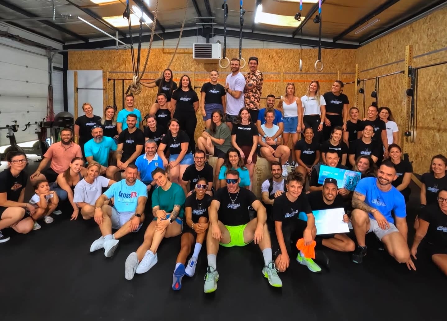 Photo de groupe des adhérents CrossFit Chistera